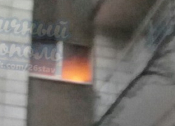 Серьезный пожар вспыхнул в одной из комнат общежития в Ставрополе