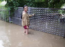 Появились кадры затопленных домов после прихода «большой воды» на Ставрополье 