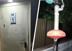 Ночной дебош закончился разгромом туалета и душевых на озере в Ессентуках