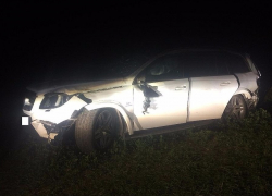 Семья перевернулась в «Мерседесе» на Ставрополье