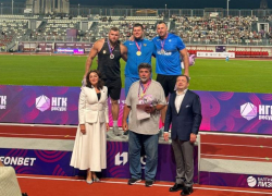 Золото и рекорд: ставропольский ядротолкатель стал чемпионом России в Казани