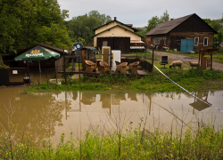 На Ставрополье из-за сильного дождя подтопило несколько участков и домов