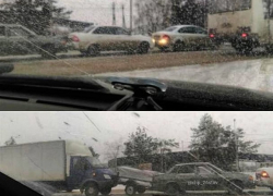 Транспортный коллапс: сильный гололед стал причиной ДТП и пробок в Ставрополе