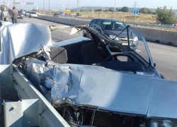 Страшная авария с тремя автомобилями произошла в Ставрополе