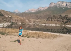 Многодетная мама из Ставрополя выиграла забег по горному району Безенги