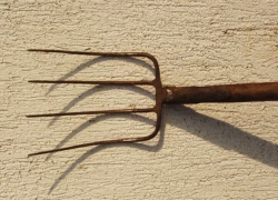 Пенсионер угрожал односельчанке вилами