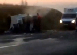 4 человека пострадали в страшной аварии на выезде из Ставрополя, - очевидцы