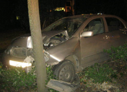 Автовор разбил угнанную машину на Ставрополье