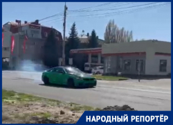 Токийский дрифт на ставропольских дорогах устроили лихачи днем