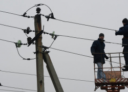 Из-за снегопада ставропольские села остались без электричества