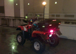 Полицейский на квадроцикле сбил пешехода