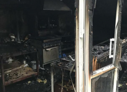 Никто не пострадал при пожаре в парке Победа в Ставрополе 