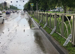 Водители Ставрополя массово разыскивают смытые ливнями номера авто 