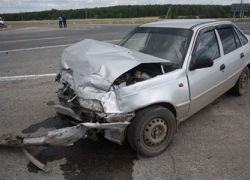 На Ставрополье перевернулась иномарка