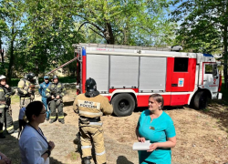 В Шпаковской районной больнице прошло учение по эвакуации людей и тушению условного пожара