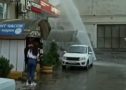 В Пятигорске незаконная врезка стала причиной порыва водовода 