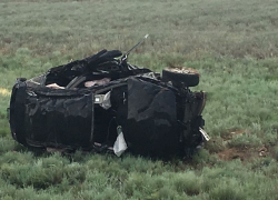 Три человека погибли в страшном ДТП с перевернутым внедорожником на Ставрополье 