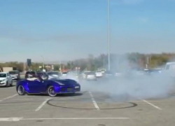 На Ставрополье оштрафовали парковочного дрифтера на кабриолете