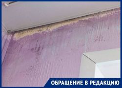 Жители Ставрополя уже 2 года страдают от плесени и потеков из-за плохого ремонта крыши 