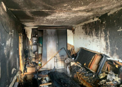 Женщина в больнице, мужчина погиб: непотушенная сигарета превратила квартиру в Ставрополе в руины