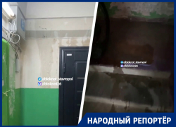 «Снова потекла вода»: ливень подтопил подъезд в многострадальном доме на Космонавтов в Ставрополе