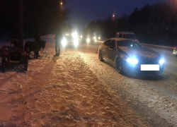 40-летняя женщина на повозке с лошадью пострадала в ДТП с «БМВ» в Ставрополе