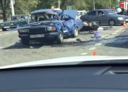 Двое погибли в страшной аварии с участием ВАЗа и мотоцикла в МинВодах