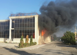 Пожар в новом здании произошел в Ставрополе