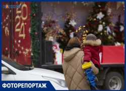 Жители Ставрополя встретили грузовик Деда Мороза