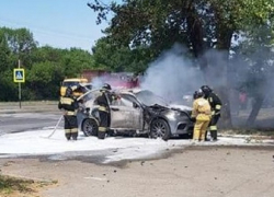 Пассажир сгоревшего «БМВ-Х6» скончался в Ставрополе 