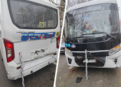 После столкновения двух автобусов в Ставрополе 14-летняя пассажирка попала в больницу