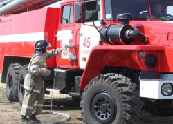 На Ставрополье пожарные защитили коров от огня