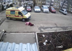 Сбившая жительницу Ставрополья «скорая помощь» попала на камеру наблюдения 