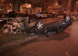 Еще одна-авария перевертыш произошла в Ставрополе