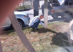 "Искателей сокровищ" заметили горожане в районе здания ФСБ в Пятигорске