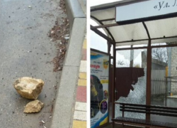 Вандалы разбили остановку в северо-западном районе Ставрополя