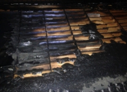 В дачном кооперативе Ставрополя загорелась баня