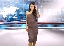 Хмурый снегодождь на выходных предрекла ставропольцам прелестная Вика из «Блокнота»