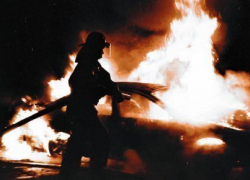 В Пятигорске сгорела иномарка