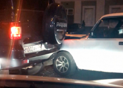 Два отечественных автомобиля столкнулись в центре Ставрополя