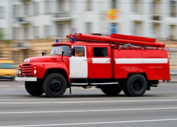 При въезде в Михайловск загорелась фура