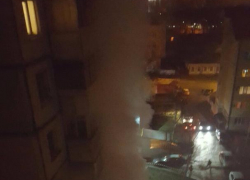 В многоэтажке Ставрополя на улице Ленина произошел пожар