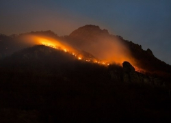 Пожар на Бештау полностью потушен