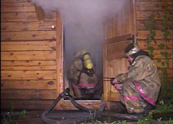 В Железноводске горела сауна