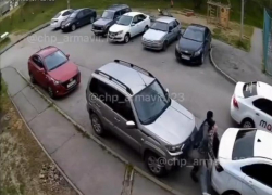 Похищение девушки в Армавире мужчинами из Ставропольского края попало на видео