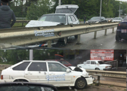 Мистическая "зеркальная" авария с двумя ВАЗ-2114 поразила ставропольцев