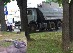 КамАЗ сбил ехавшего по проезжей части велосипедиста  в Ставрополе 