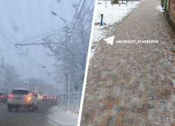 Пробки в 8 баллов и шокирующие цены на такси: как снегопад создал проблемы Ставрополю утром 6 марта