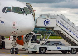 Шасси загорелось у военно-транспортного самолета в аэропорту Минеральных Вод 