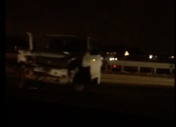 Последствия ДТП с участием «Гранты» и иномарки попали на видео на Ставрополье